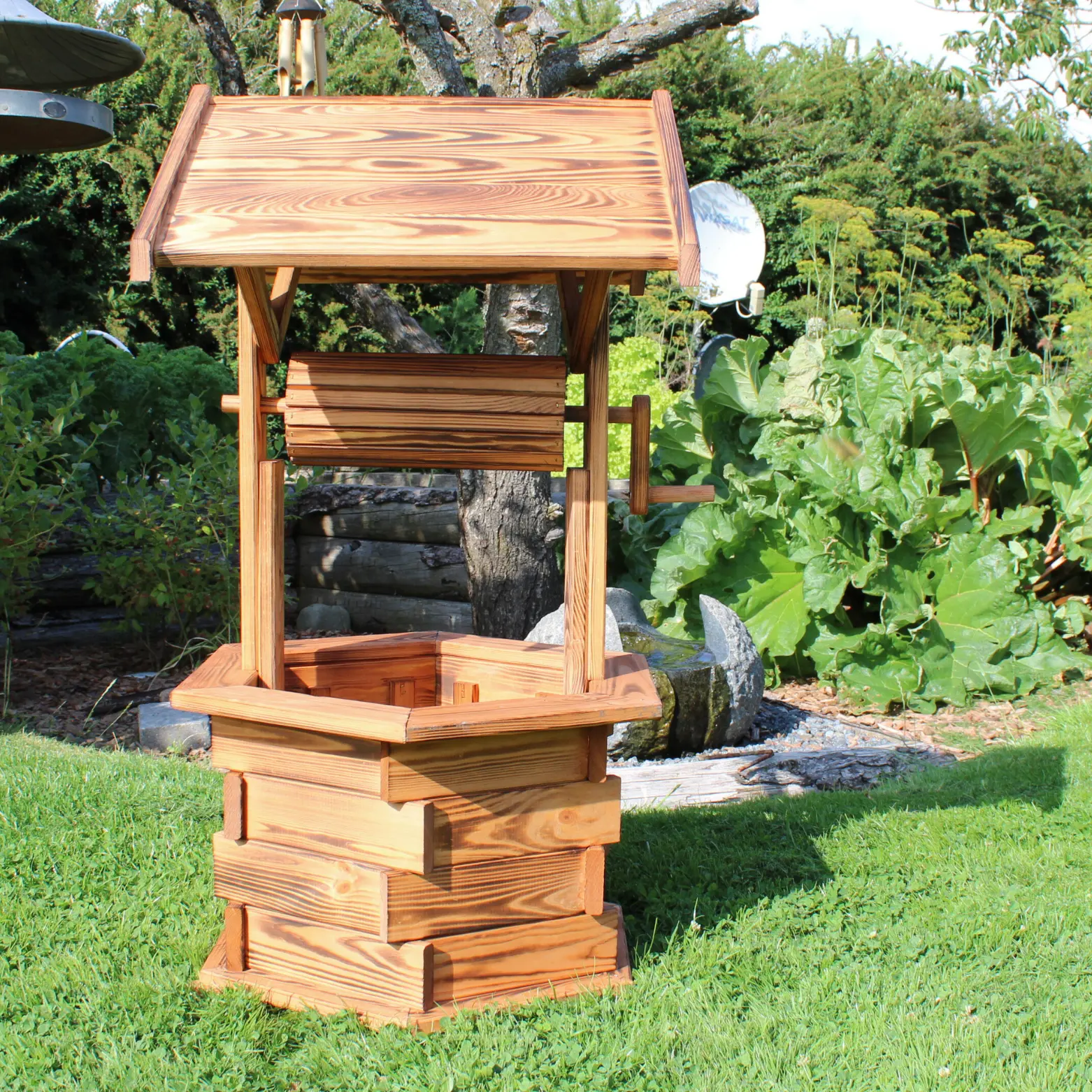 Havebrønd "Ønskebrønd" Stor uden bund