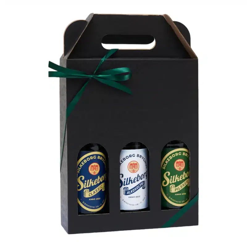 Ølkasse til 3 øl 50 cl