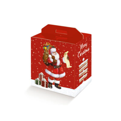 Julepapkasse med julemand