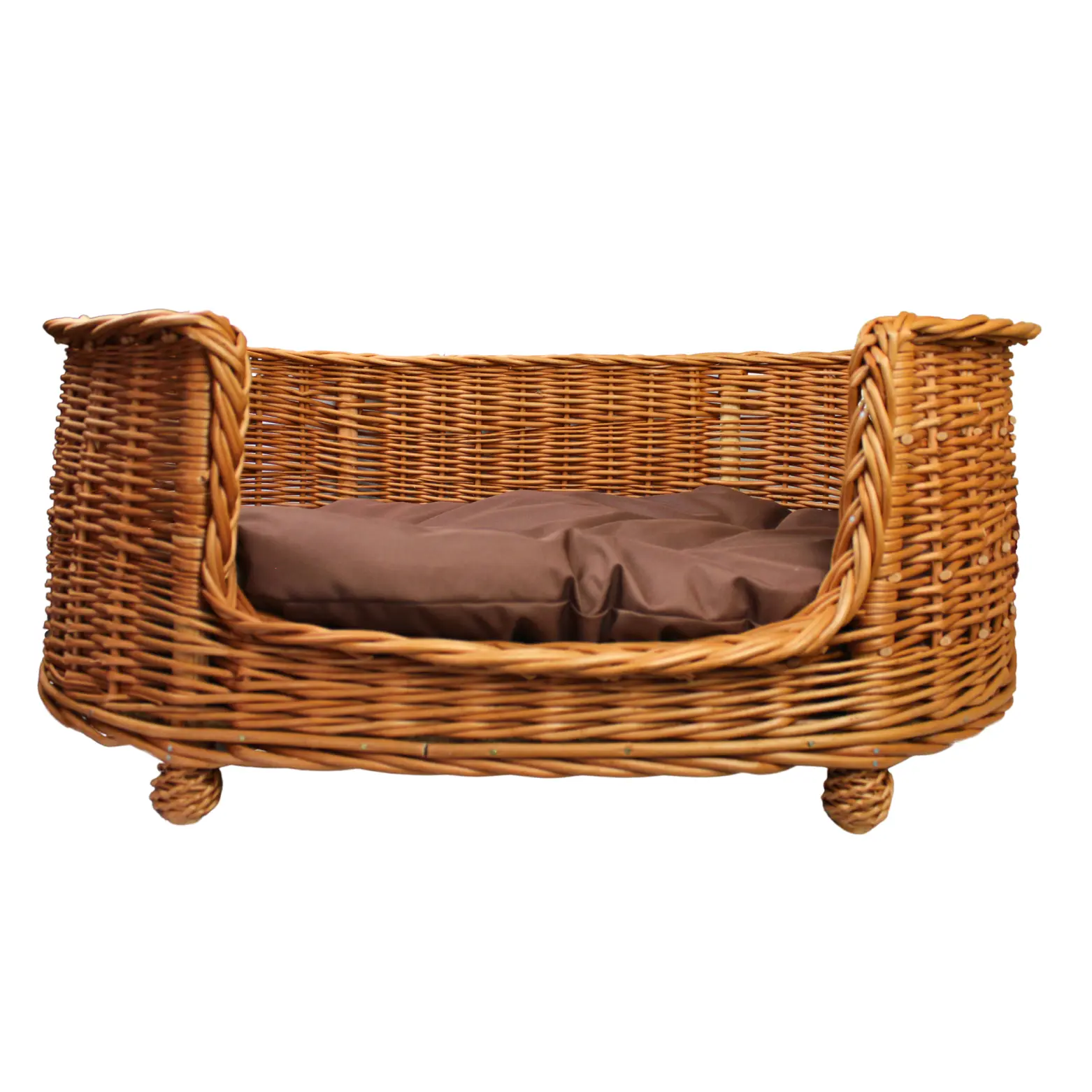 Stor hundeseng på ben m. pude: 92x56 cm.