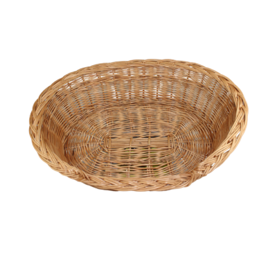 XL Hundekurv i flet: 83 x 56 cm.