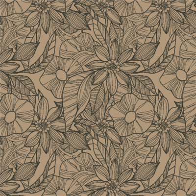 Alternative view of Gavepapir med blomster, B: 55 cm. L: 150 m.