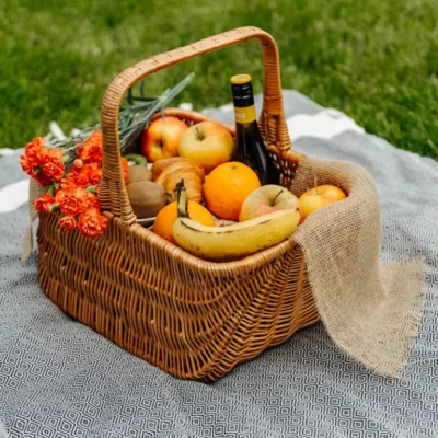 Alternative view of XL picnickurv i flet